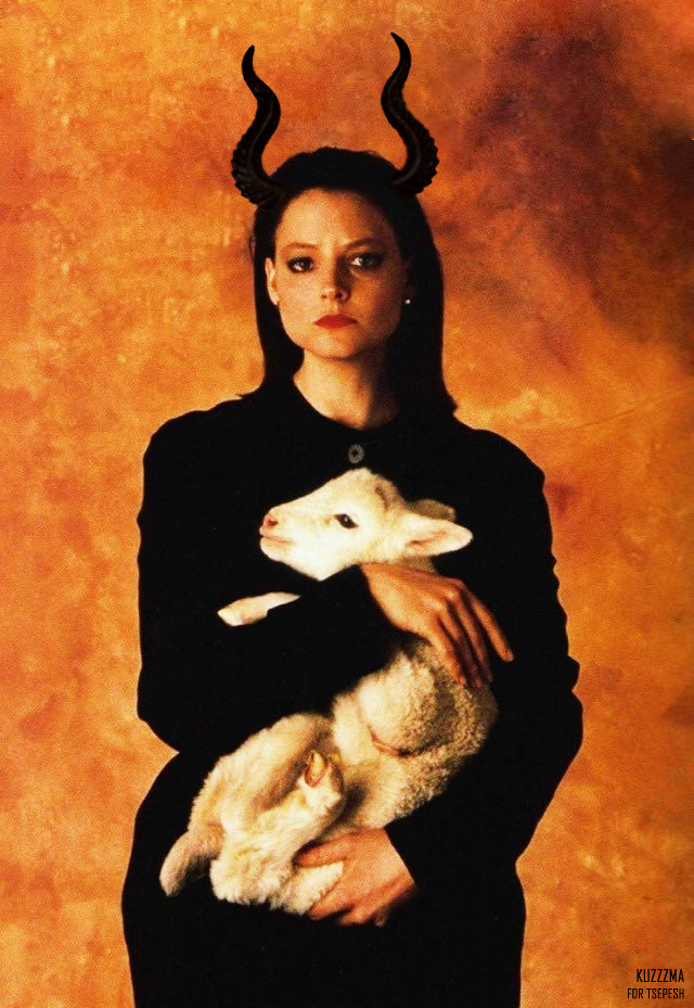 My edit of Jodie Foster' promo photo for "The Silence of the Lambs"