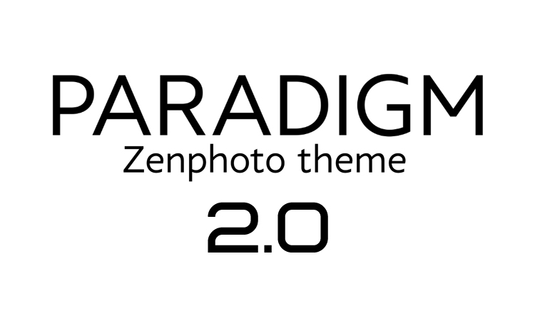 Zenphoto Theme Paradigm 2.0
